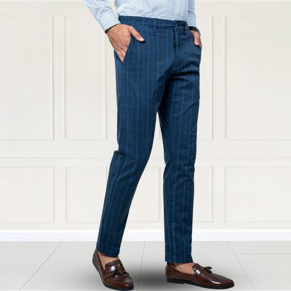 True Navy Summer Gabardine Trousers | Men's Country Clothing | Cordings