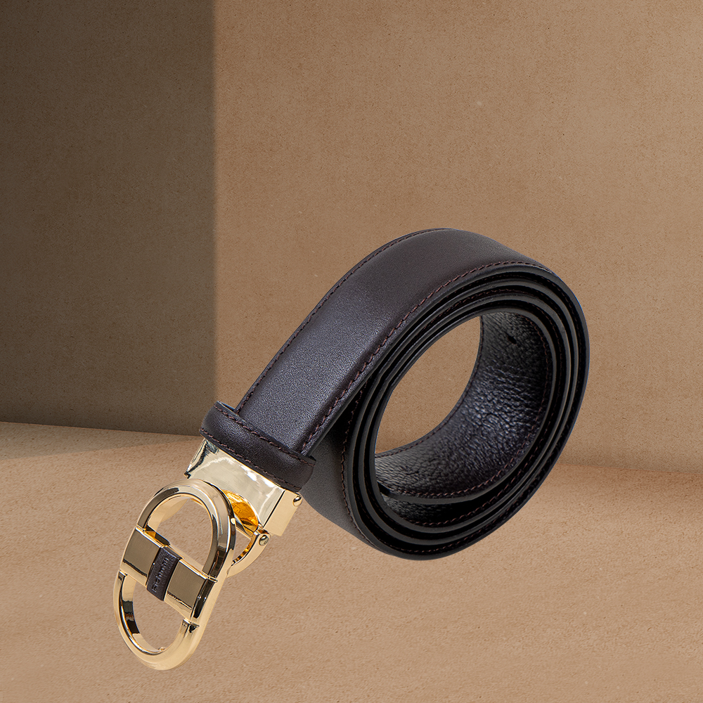 Premium Chocolate Colour Leather Belt by RICHMAN - RichMan BD