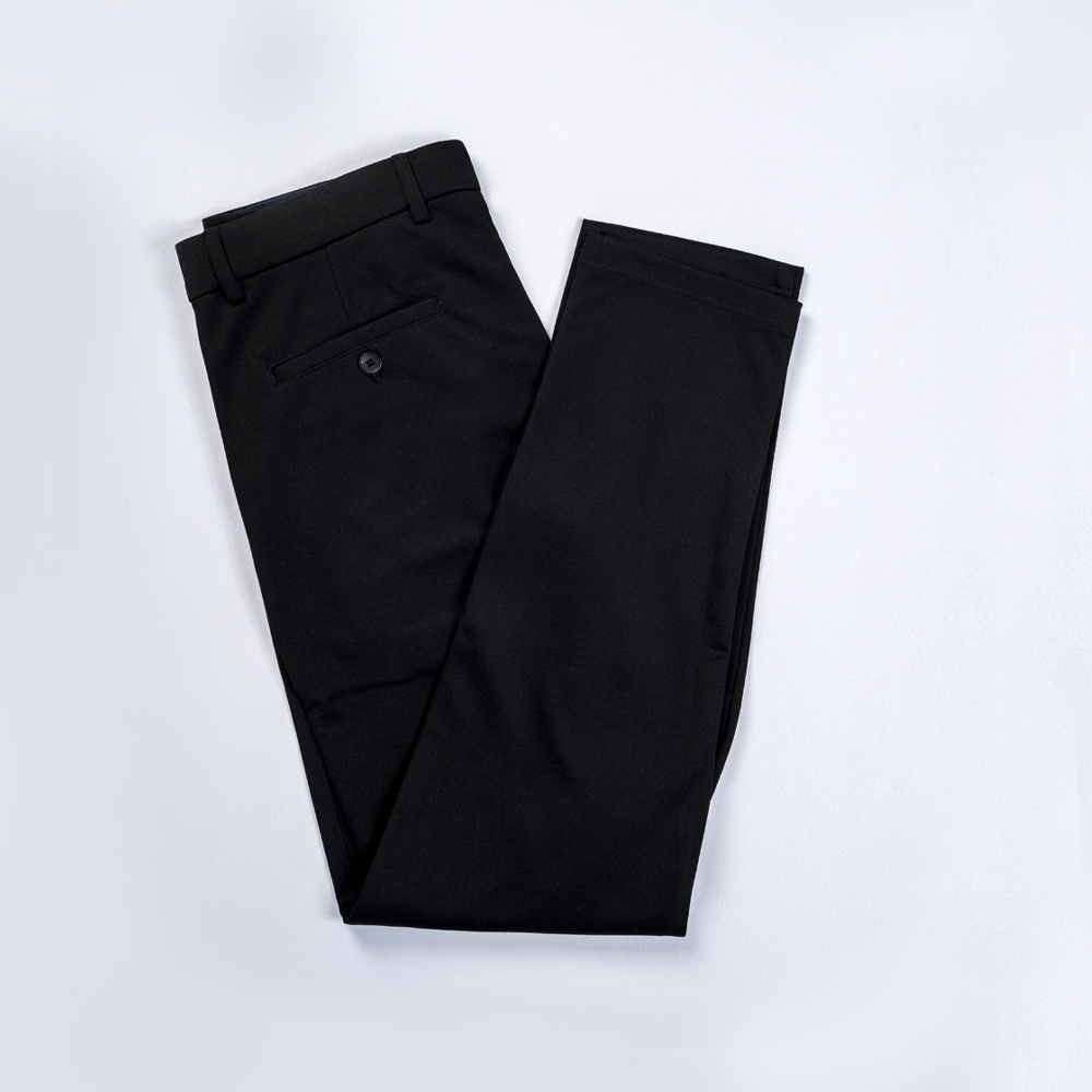 Men’s Smart Shape Black Color Premium Formal Pant - RichMan BD