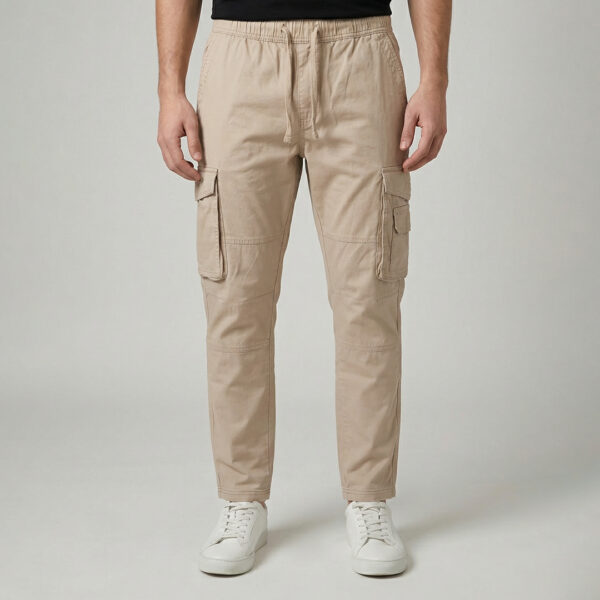 Richman Beige Color Cargo Pant