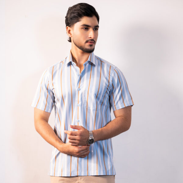 Richman Premium Sky Blue Hawaiian Shirt