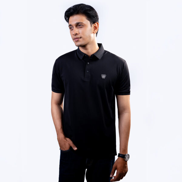 Richman Men’s Black Color Polo Shirt