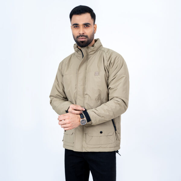 RICHMAN Men’s Lite Olive Color Padding Jacket RICHMAN Men’s Lite Olive Color Padding Jacket