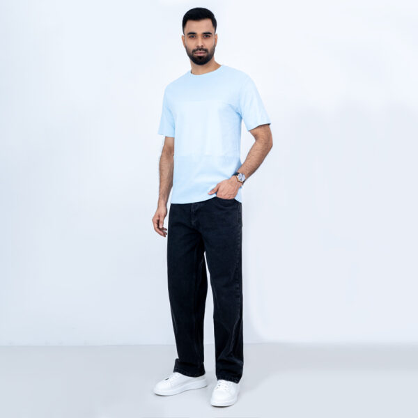 Richman Classic Round Neck Sky T-Shirt Richman Classic Round Neck Sky T-Shirt