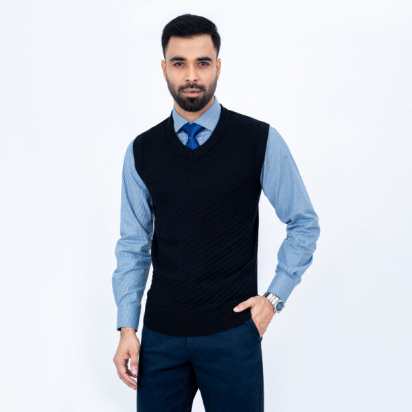 RICHMAN Men’s Black Color Magy Sweater