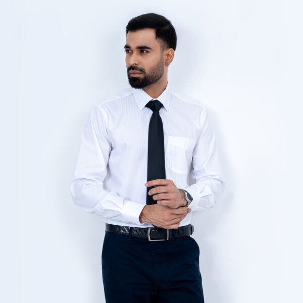 Richman Classic White Color Premium Formal Shirt