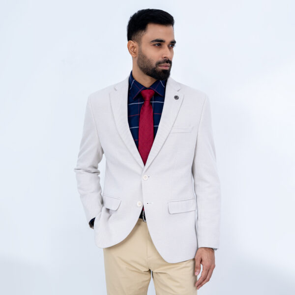 RICHMAN Men’s Slim Fit Beige Color Blazer