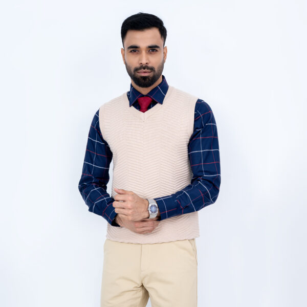 RICHMAN Men’s Cream Color Magy Sweater