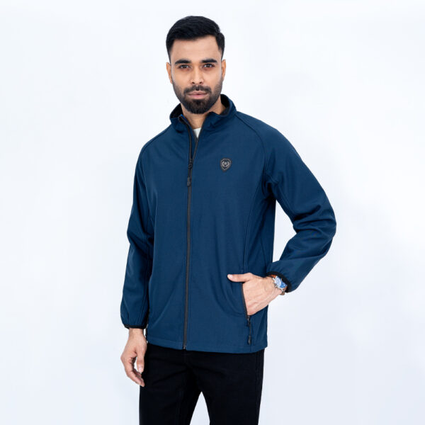 RICHMAN Men’s Navy Color High Neck Jacket