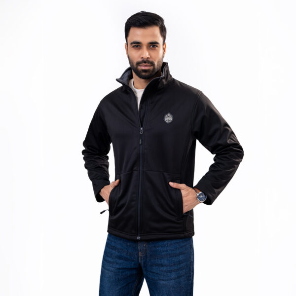 Richman Men’s Black color High Neck Jacket