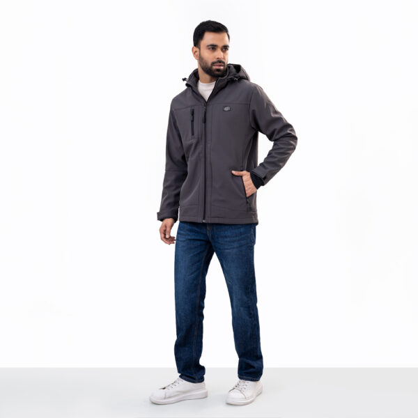 RICHMAN Premium Ash Color Woven Hooded Jacket