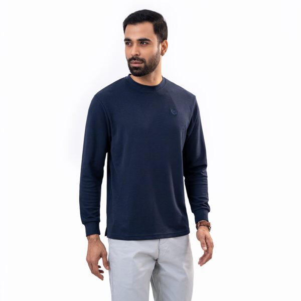 Richman Men’s Round Neck Full Sleeve Solid T-Shirt