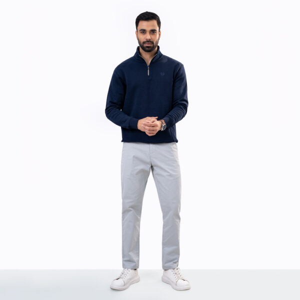 Richman Men’s Navy Color High Neck Jacket Richman Men’s Navy Color High Neck Jacket