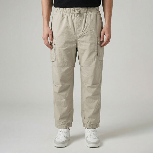 Richman Men’s Khaki Color Utility Cargo Joggers Pant