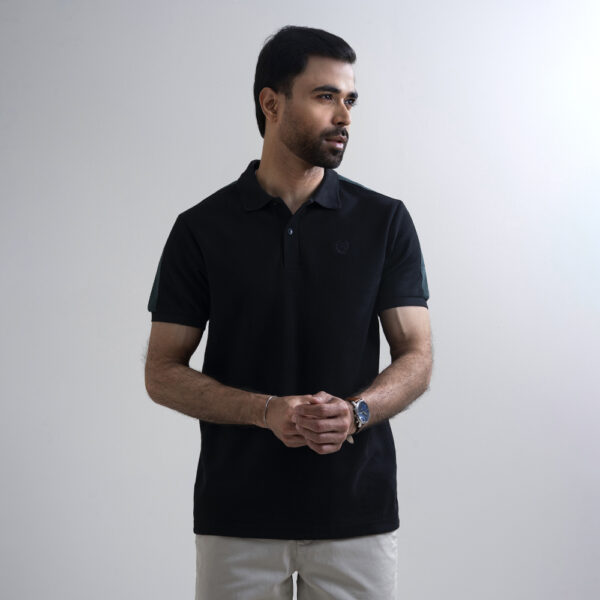 Richman Men’s Classic Black Polo Shirt
