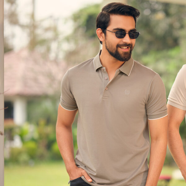 Richman Men’s Classic Lite Olive Color Solid Polo Shirt