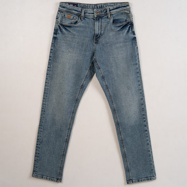 Richman Men’s Blue-Green Denim Pant