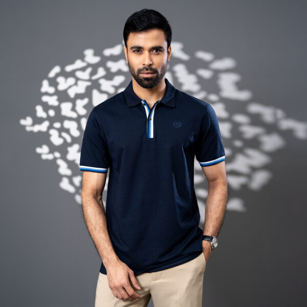 Richman Men’s Navy Color Polo Shirt