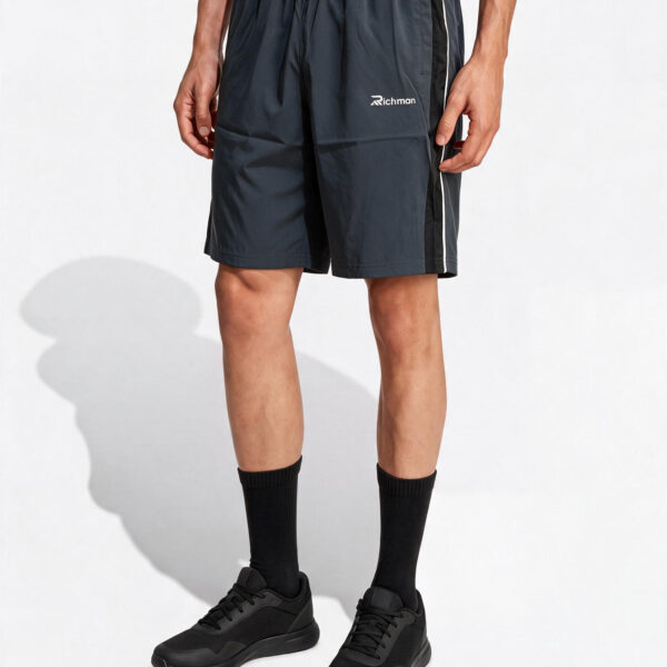 RICHMAN MEN’S ASH COLOR SPORTS SHORTS RICHMAN MEN’S ASH COLOR SPORTS SHORTS