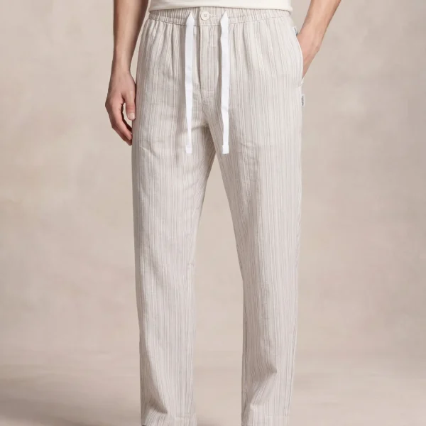 RICHMAN MEN’S BEIGE STRIPE RELAX TROUSER RICHMAN MEN’S BEIGE STRIPE RELAX TROUSER