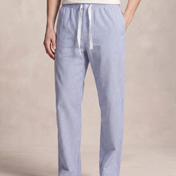 RICHMAN MEN’S NAVY STRIPE RELAX TROUSER RICHMAN MEN’S NAVY STRIPE RELAX TROUSER