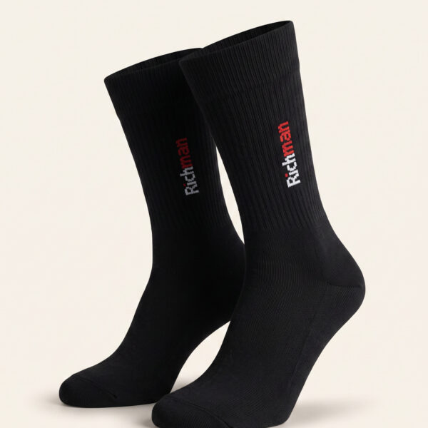 RICHMAN MEN’S BLACK COLOR LONG SOCKS RICHMAN MEN’S BLACK COLOR LONG SOCKS