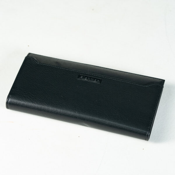 RICHMAN MEN’S BLACK LEATHER LONG WALLET RICHMAN MEN’S BLACK LEATHER LONG WALLET